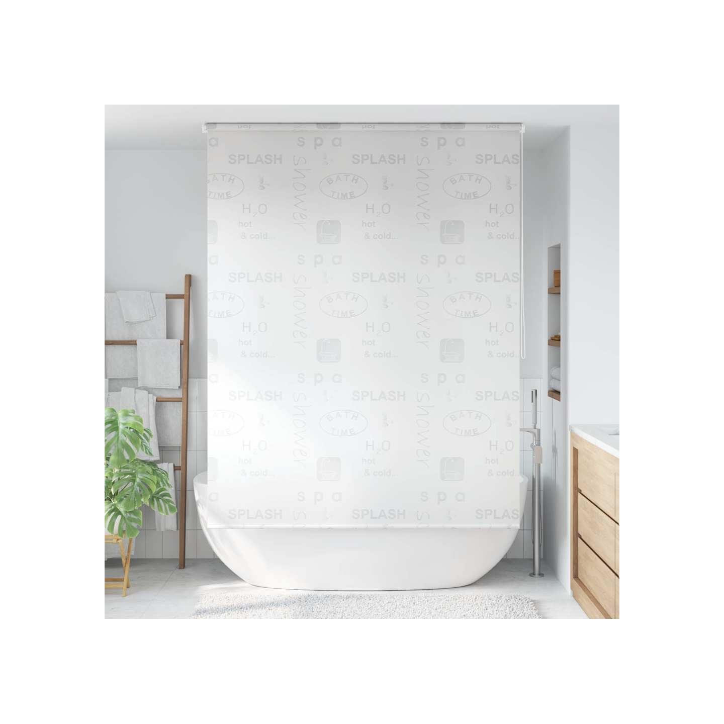 Store roulant de douche 140x240 cm Éclaboussures
