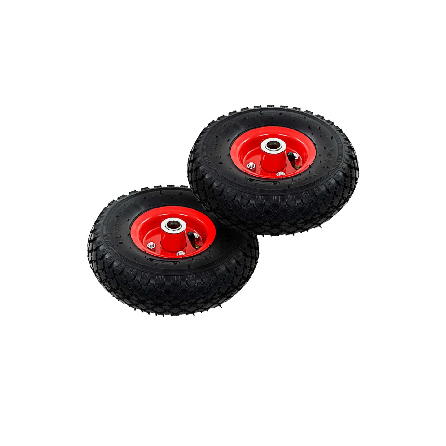 Roues de diable 2 pcs Caoutchouc 3.00-4 (245x82)