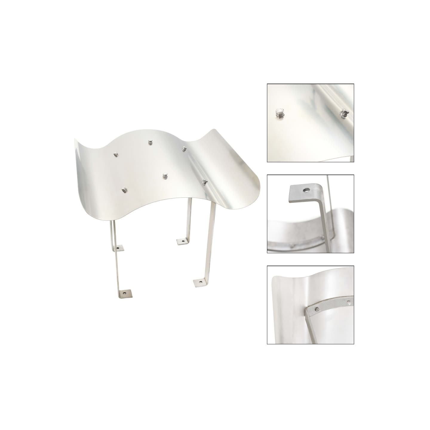 Capot de cheminée Acier inoxydable 60 x 80 x 39 cm