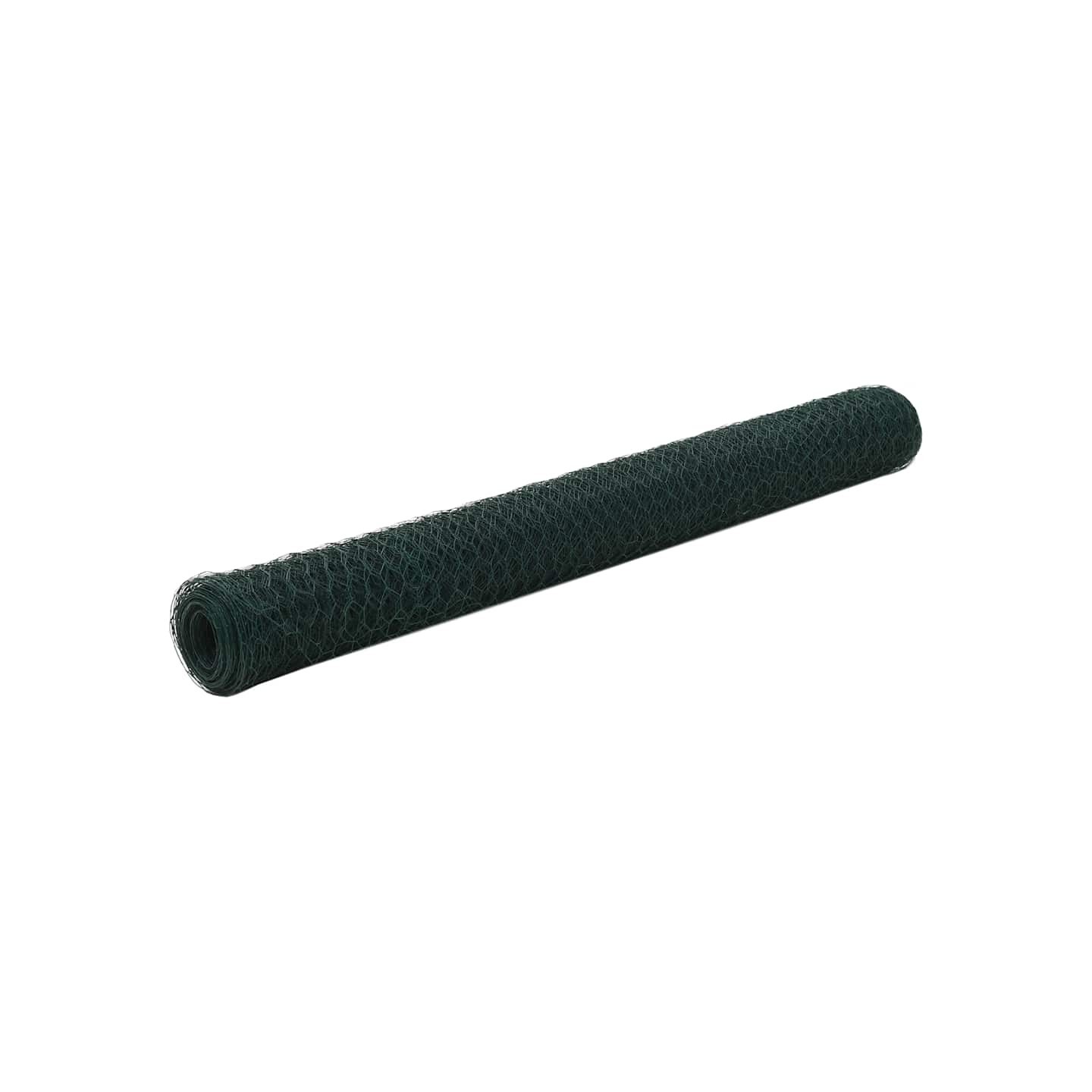 Grillage Acier avec revêtement en PVC 25x1,2 m Vert