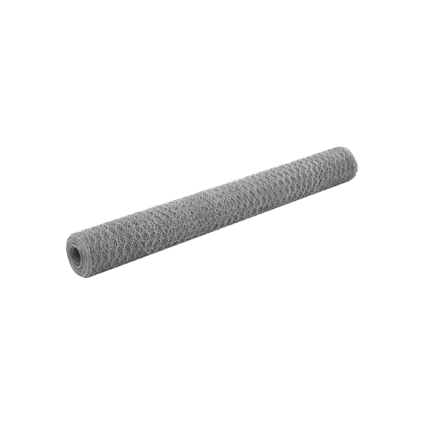 Grillage pour volière Acier galvanisé 25x1,2 m Argenté
