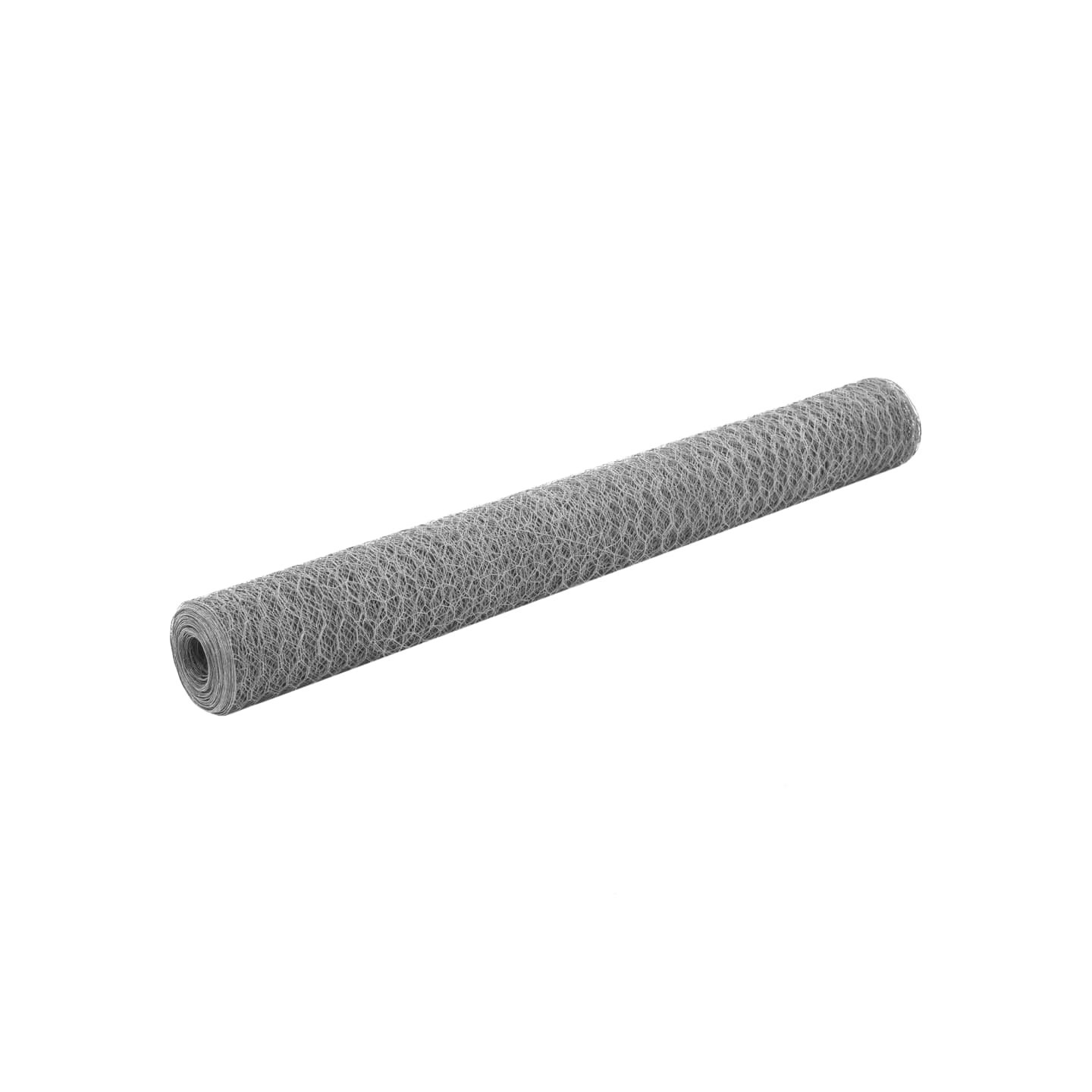 Grillage pour volière Acier galvanisé 25x1,2 m Argenté
