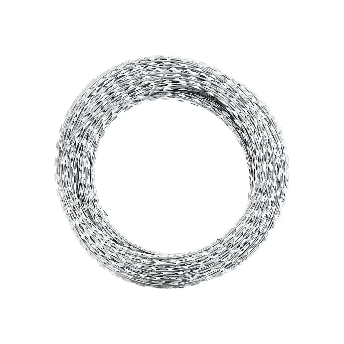Fil barbelé concertina attaché Acier galvanisé 300 m