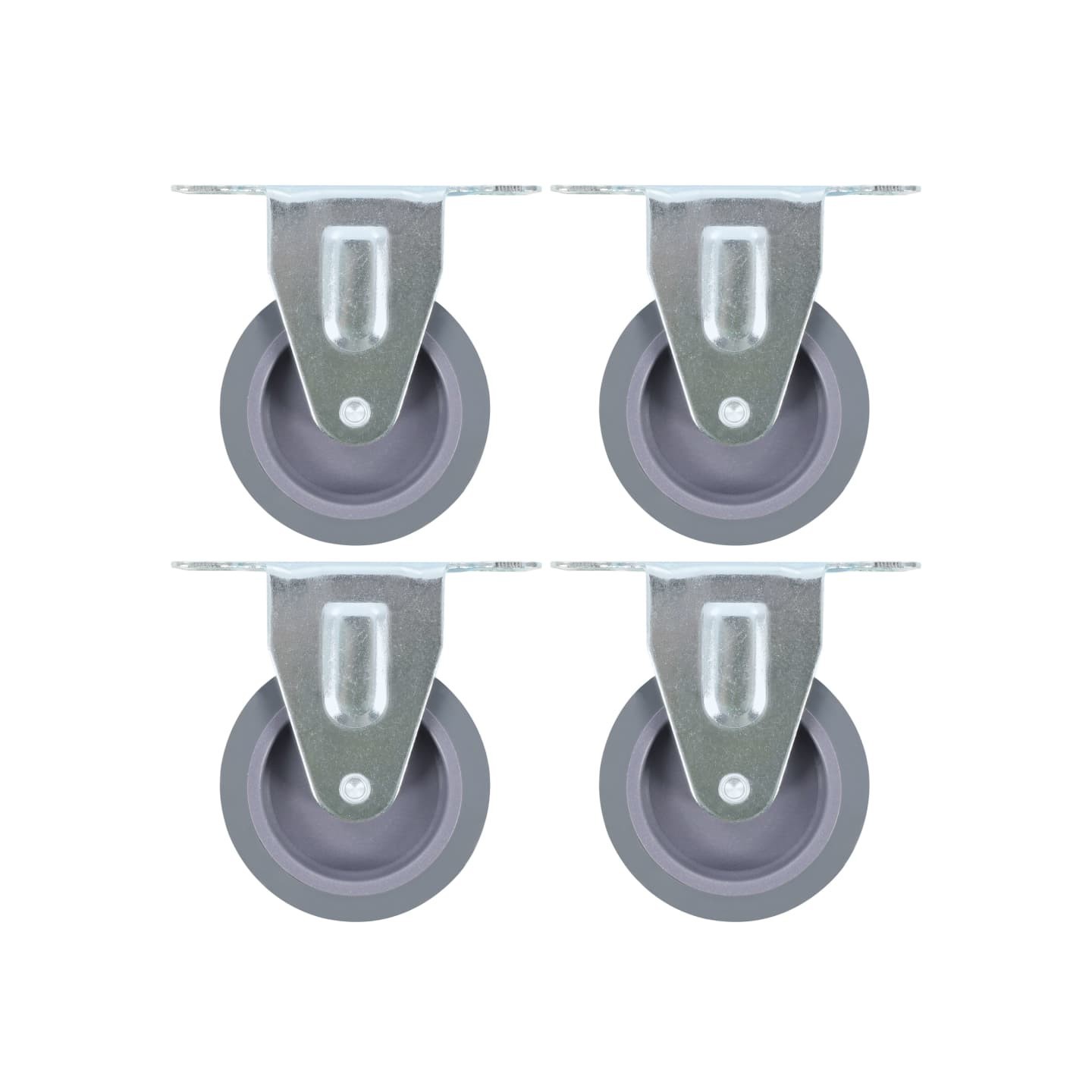 Roulettes fixes 4 pcs 75 mm