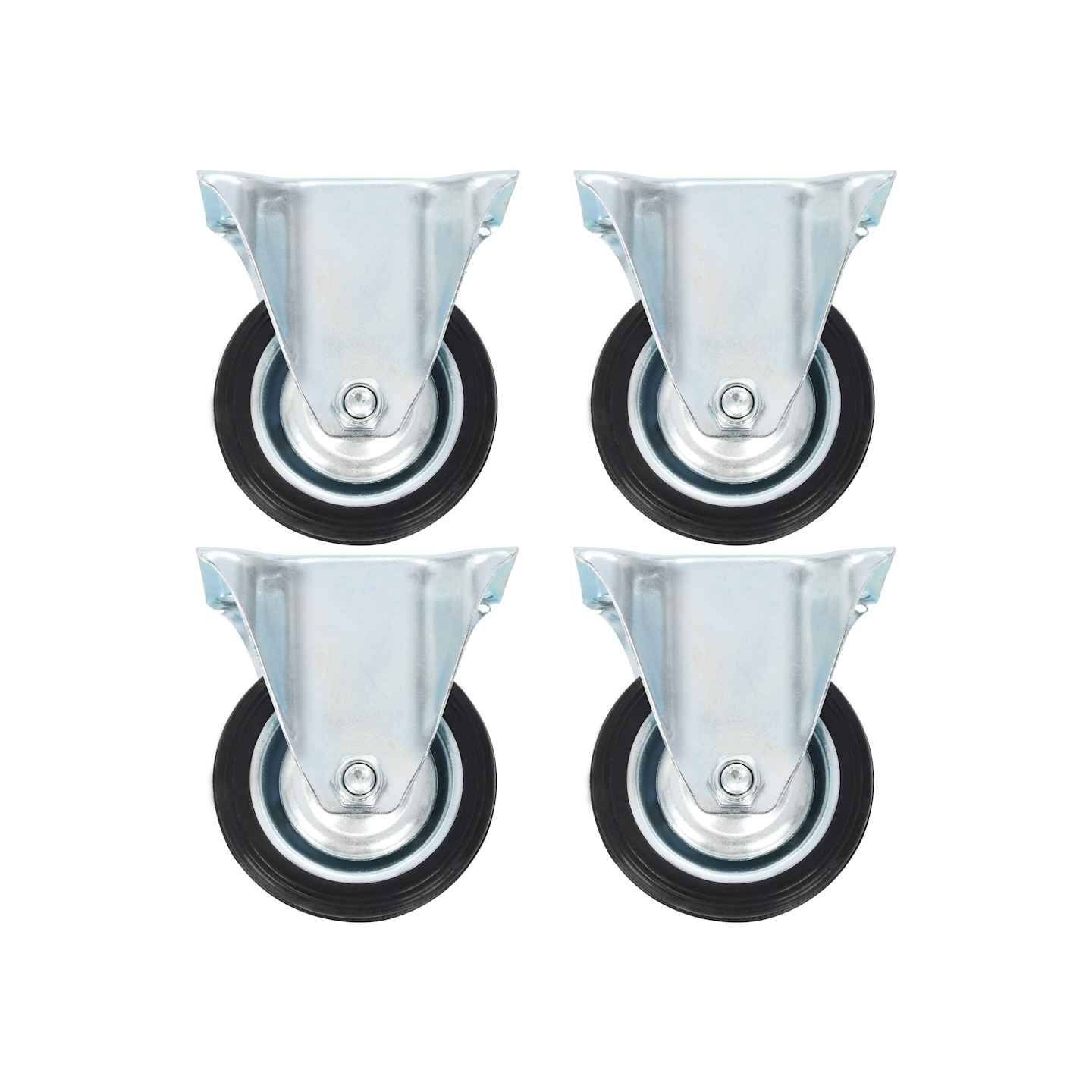 Roulettes fixes 4 pcs 75 mm