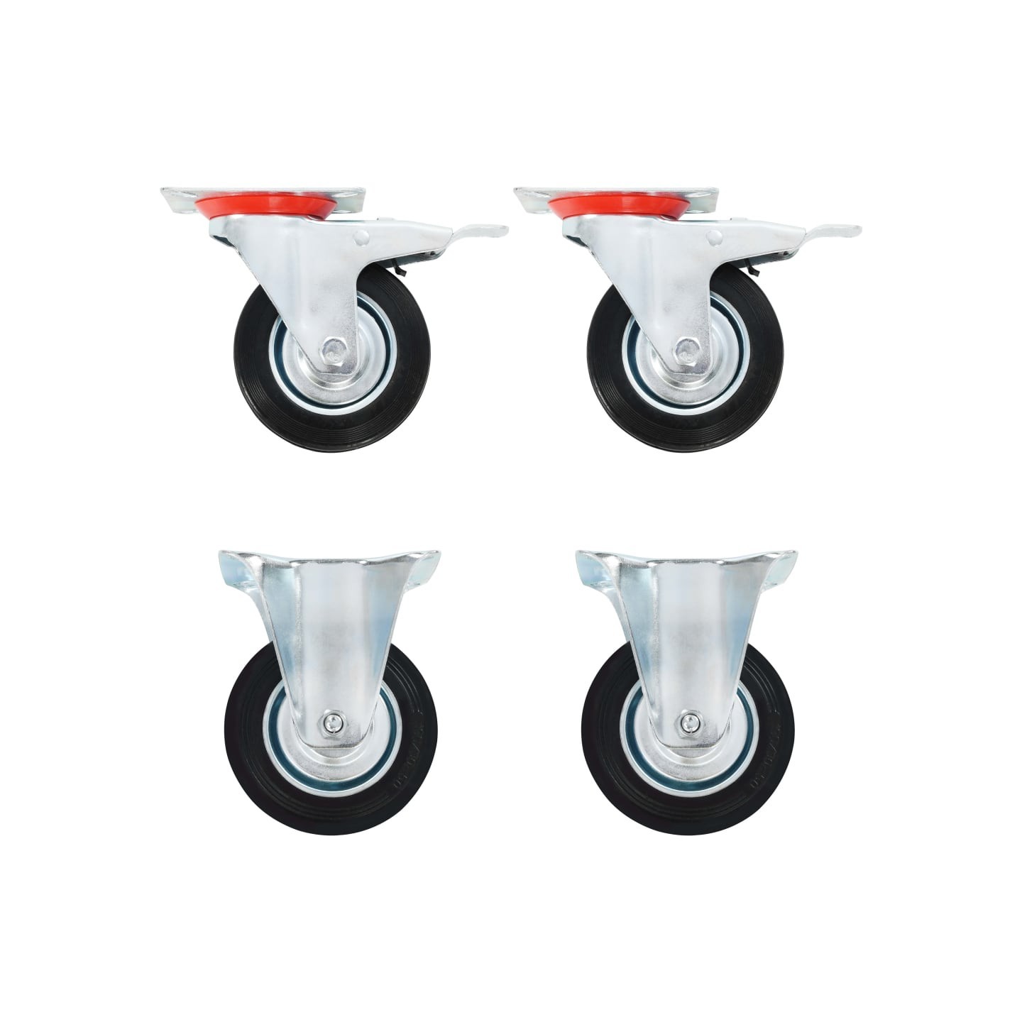 Roulettes 4 pcs 100 mm
