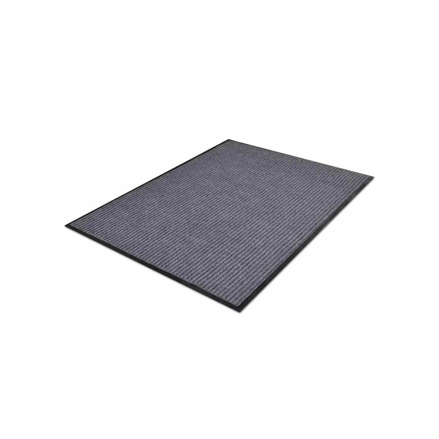 Paillassons 2 pcs PVC Gris 90x60 cm