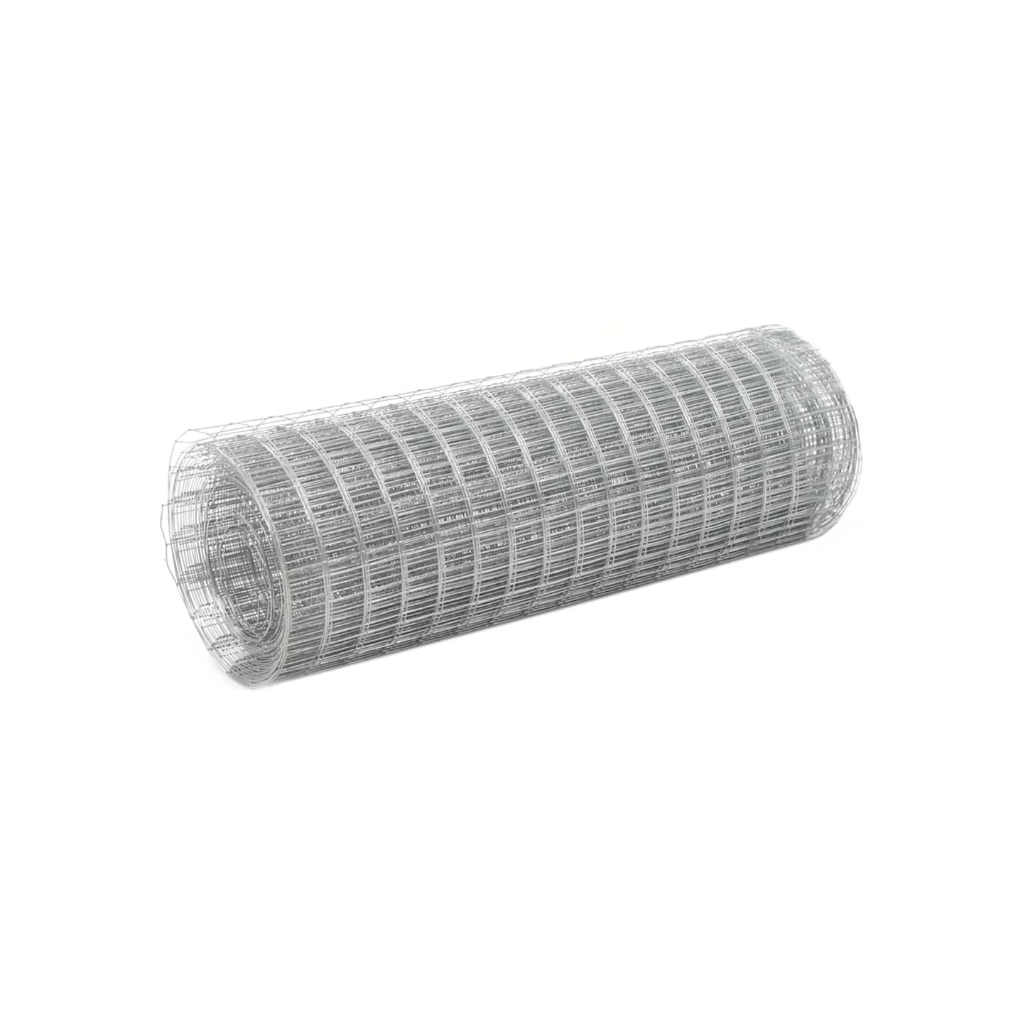 Grillage pour volière acier galvanisé 10x0,5 m argenté