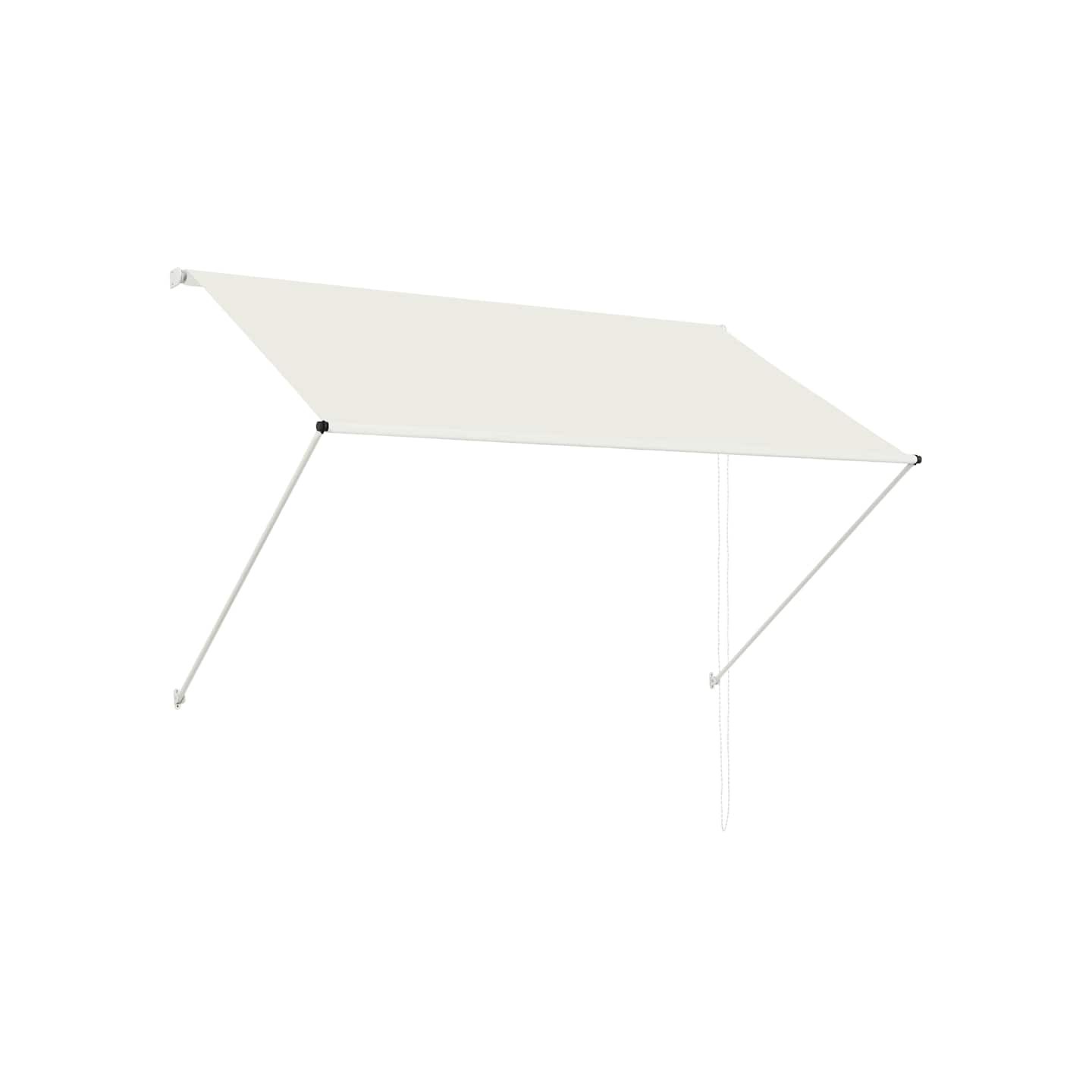 Auvent rétractable 200x150 cm Crème