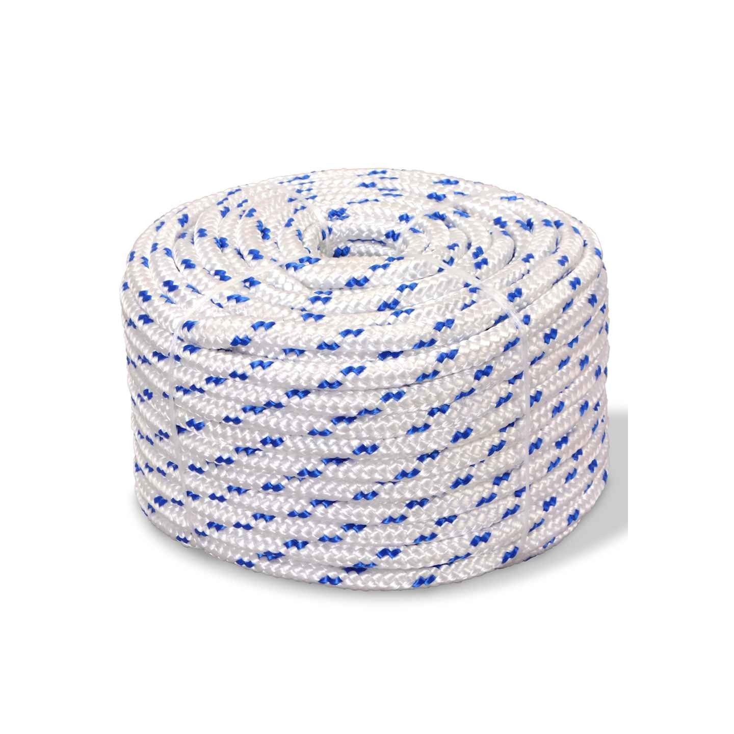Corde de bateau Polypropylène 8 mm 500 m Blanc