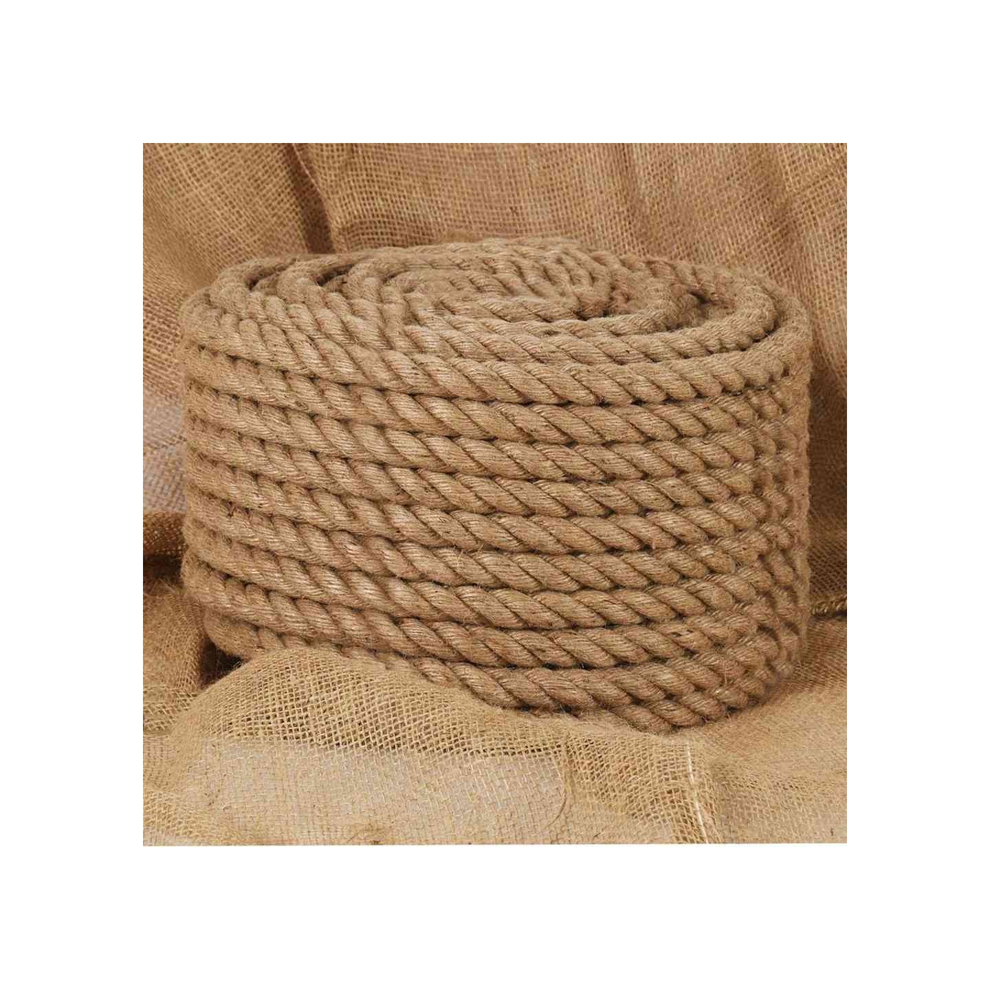 Corde 100 % jute 20 mm 100 m