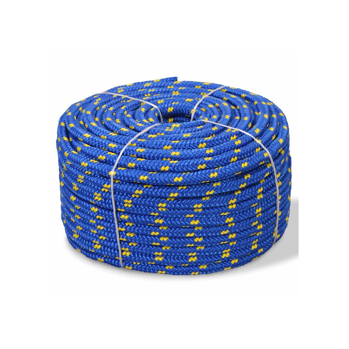 Corde de bateau Polypropylène 16 mm 50 m Bleu