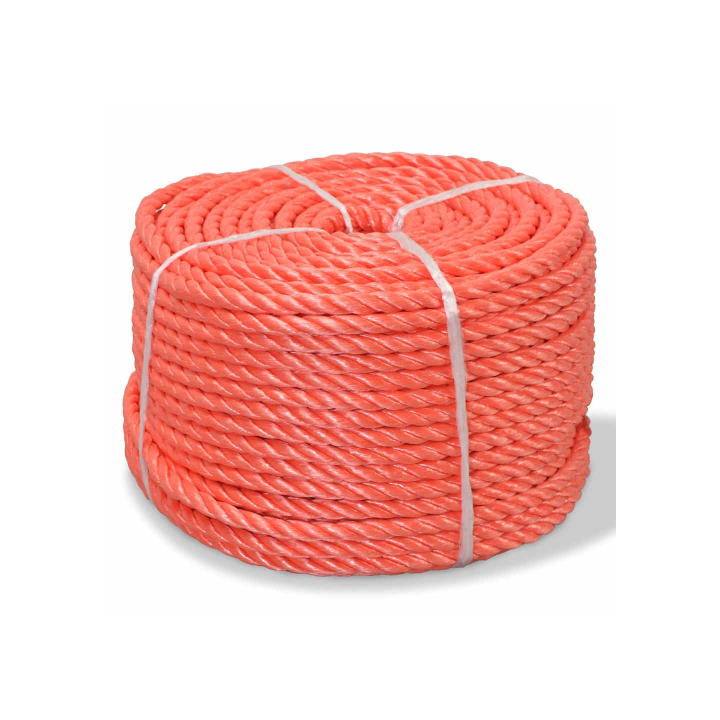 Corde torsadée Polypropylène 14 mm 100 m Orange