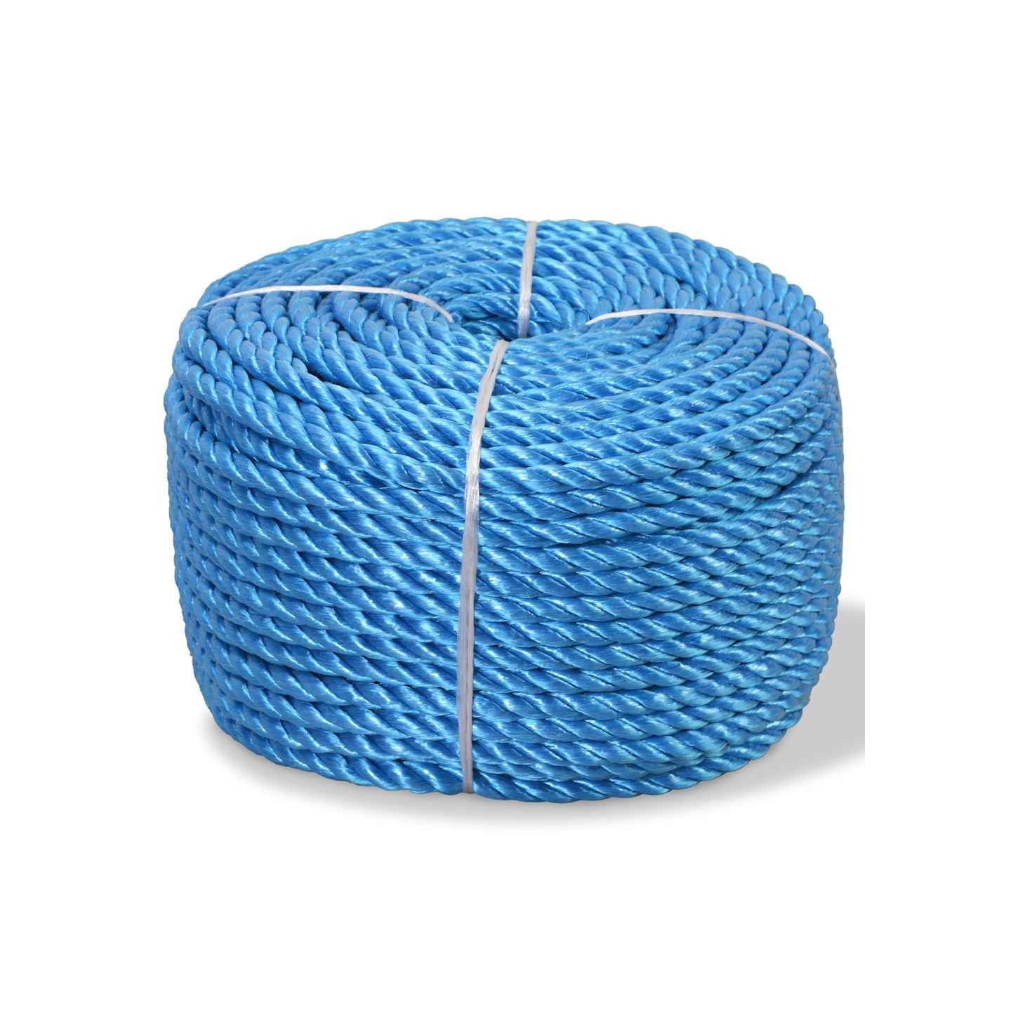 Corde torsadée Polypropylène 8 mm 500 m Bleu