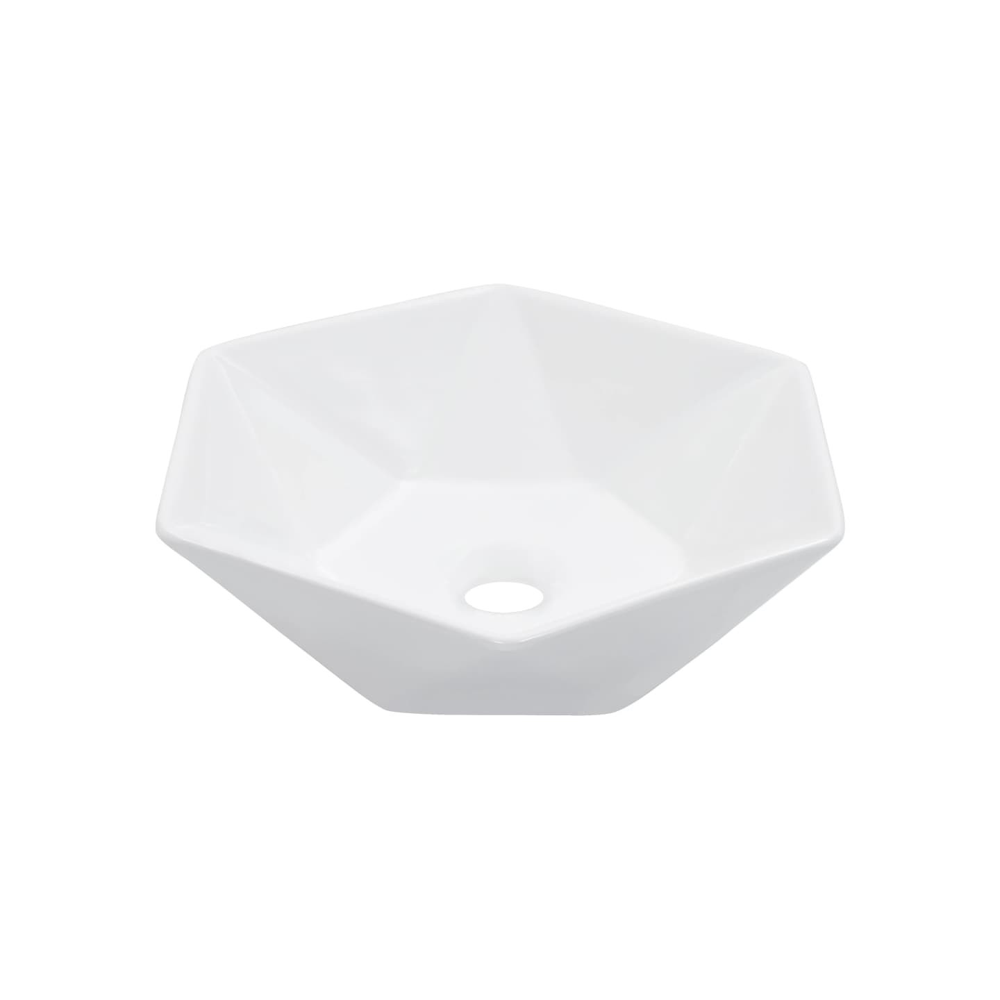 Lavabo 41x36,5x12 cm Céramique Blanc