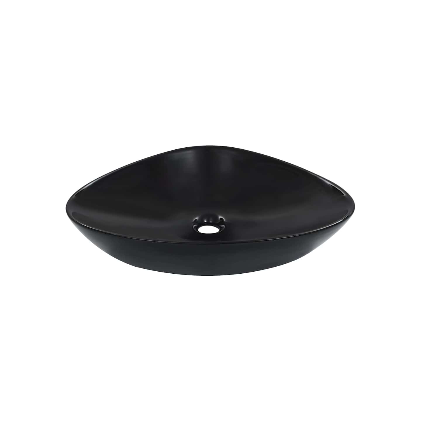Lavabo 58,5 x 39 x 14 cm Céramique Noir