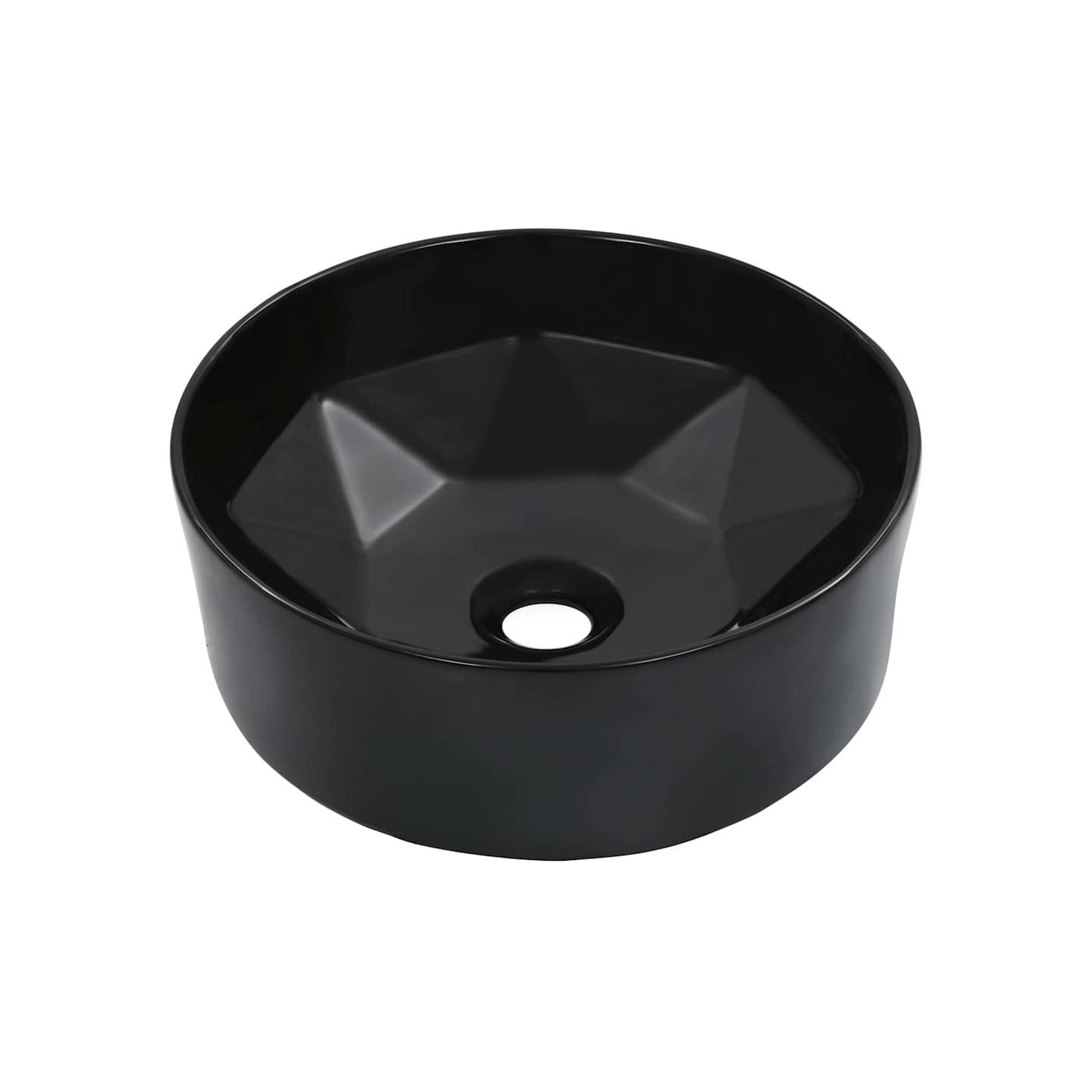 Lavabo 36x14 cm Céramique Noir