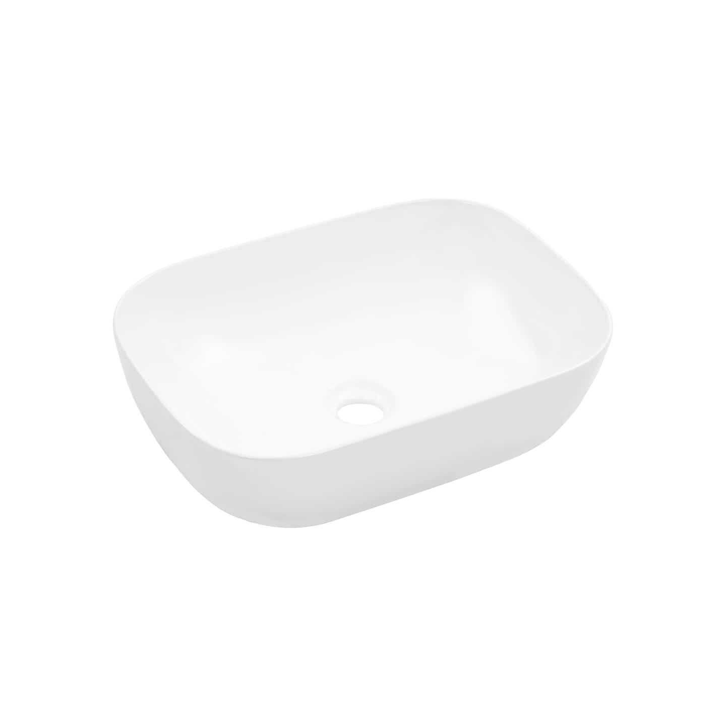 Lavabo 45,5x32x13 cm Céramique Blanc