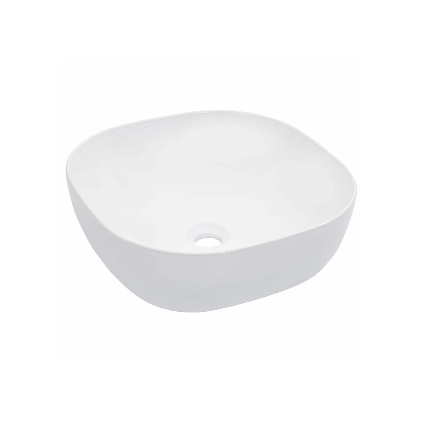 Lavabo 42,5x42,5x14,5 cm Céramique Blanc