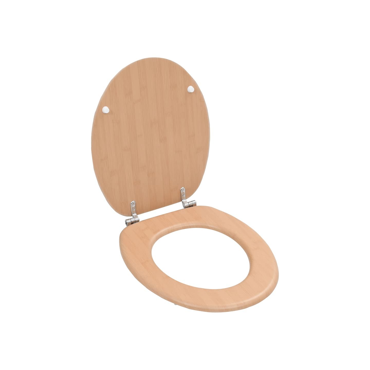Siège de toilette avec couvercle MDF Design bambou