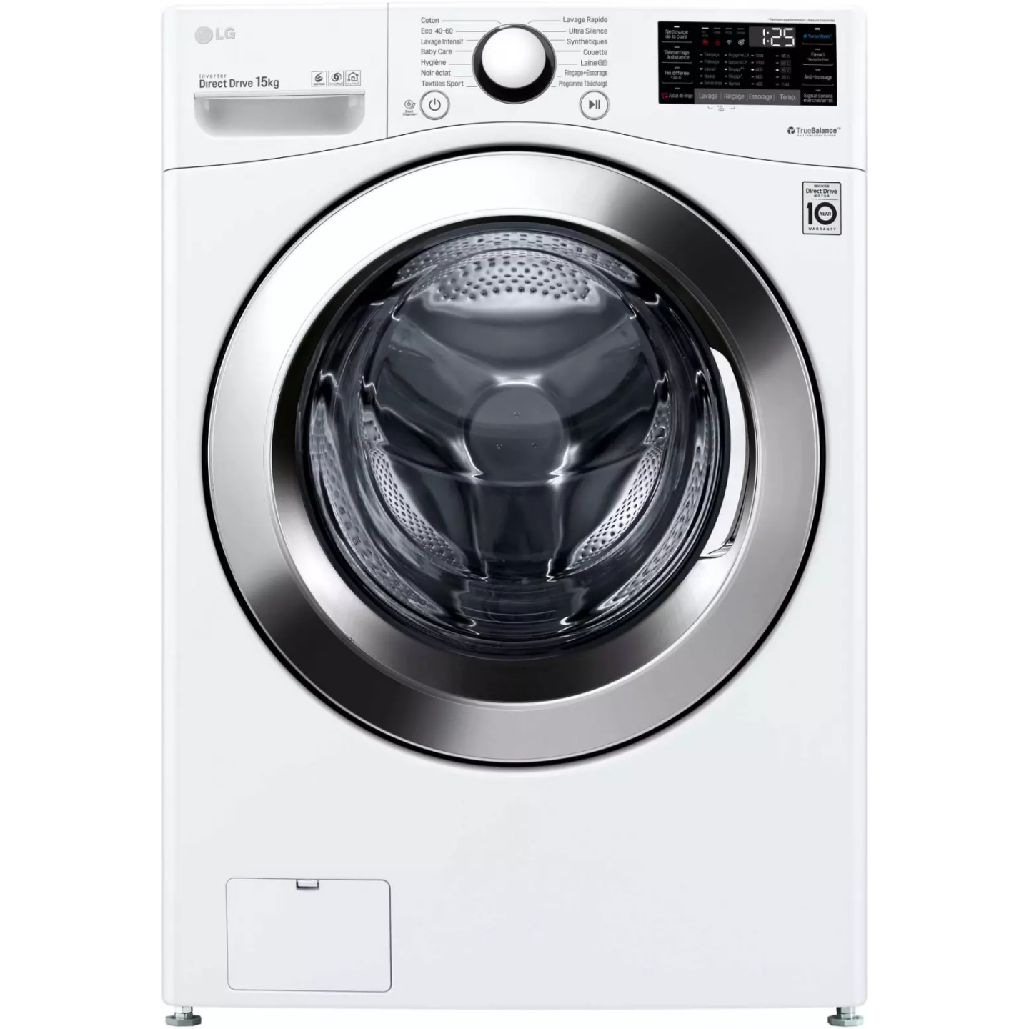 Lave-linge LG F51P12WH 15 kg 1100 tr/min Wi-Fi | Nimestore