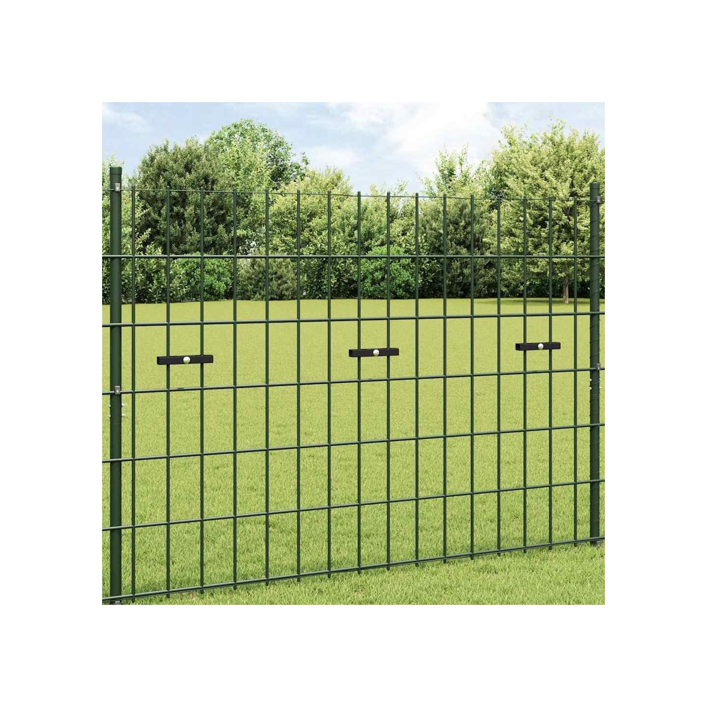 Ensemble de 10 connecteurs de tapis en U de jardin Anthracite