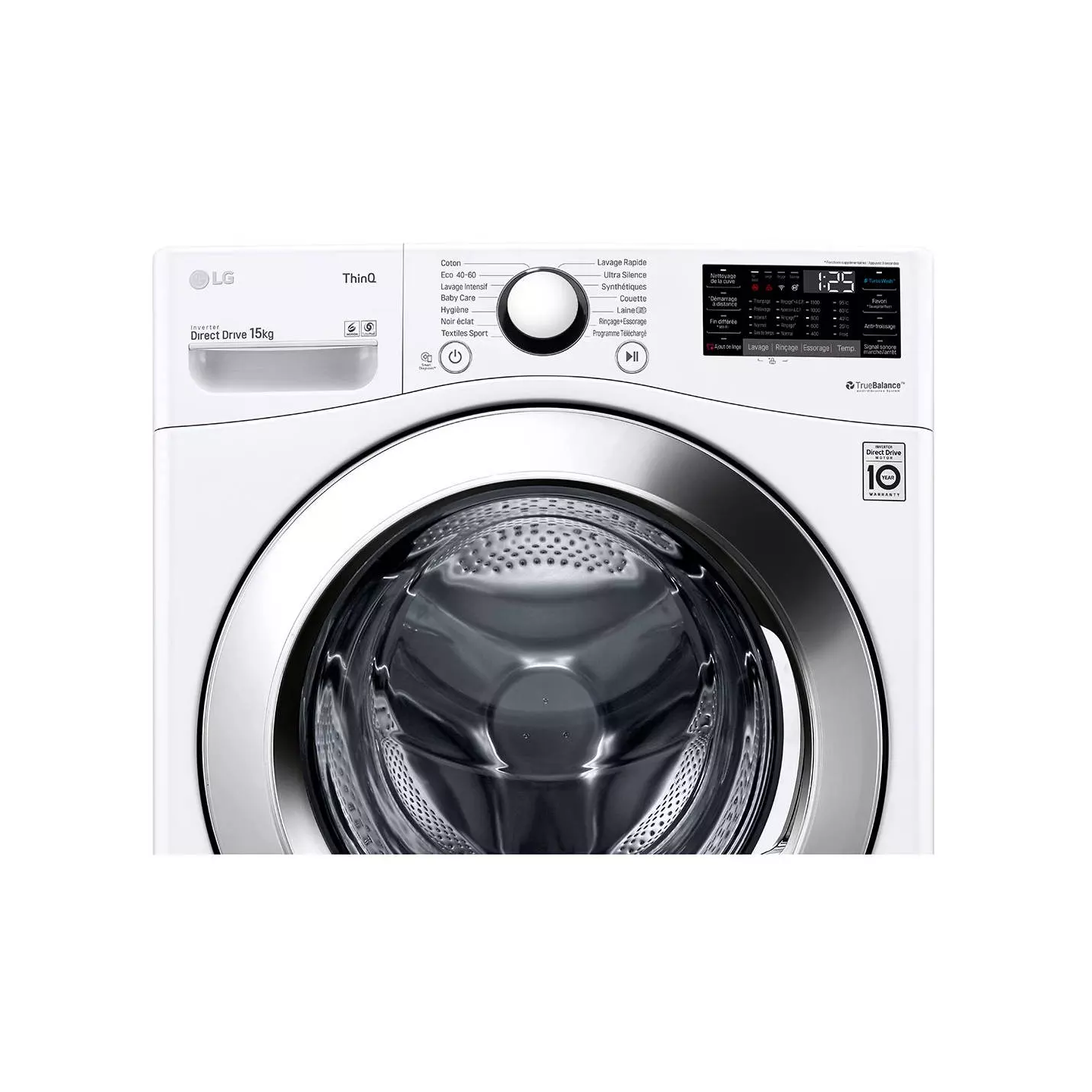 Lave-linge LG F51P12WH 15 kg 1100 tr/min Wi-Fi | Nimestore
