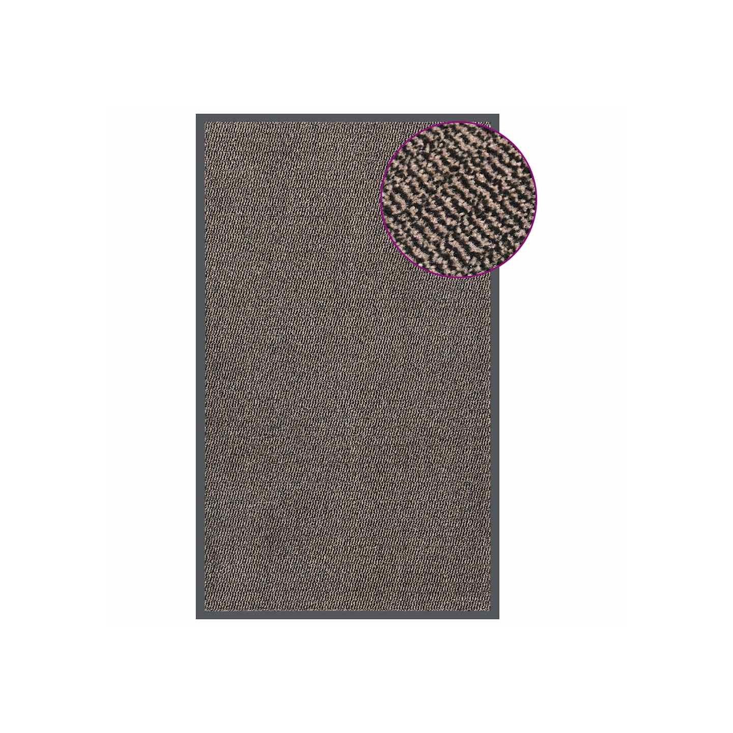 Paillasson touffeté 90x150 cm Marron foncé