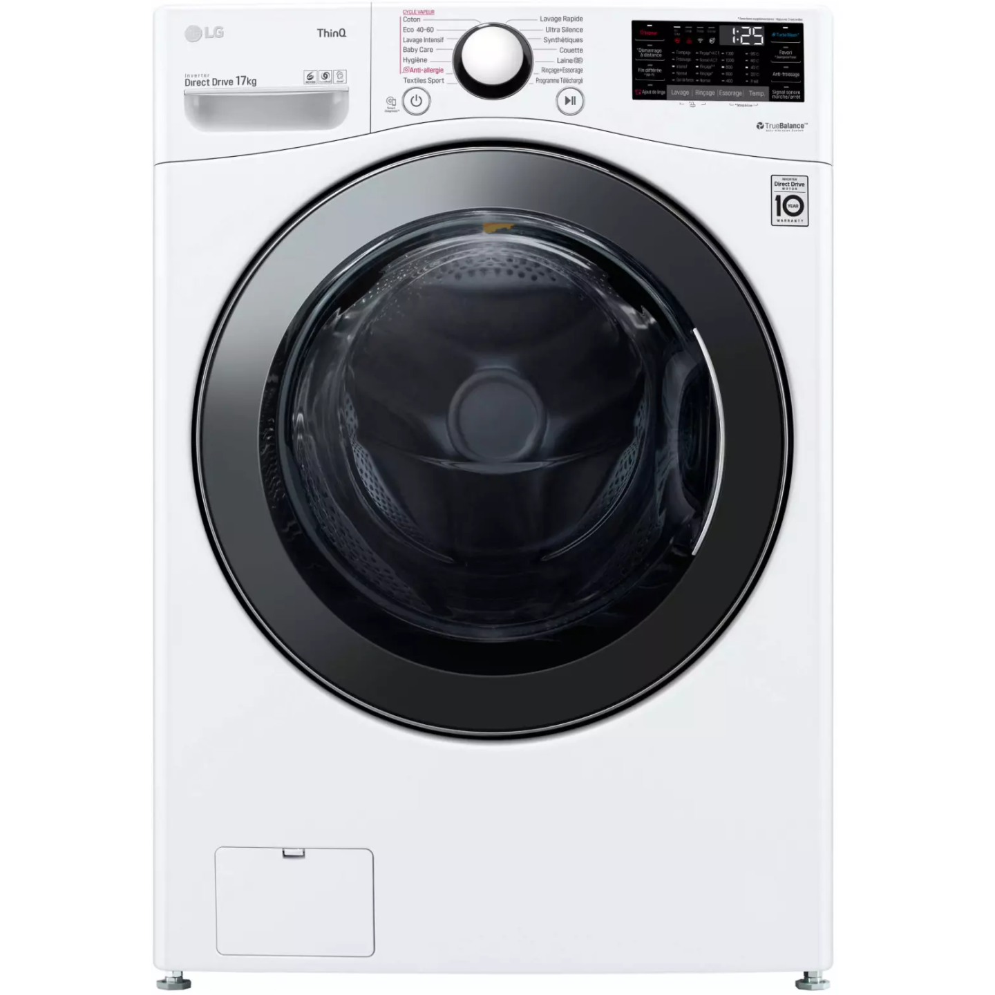 Lave-linge LG F71P12WHS 17 kg 1100 tr/min vapeur | Nimestore