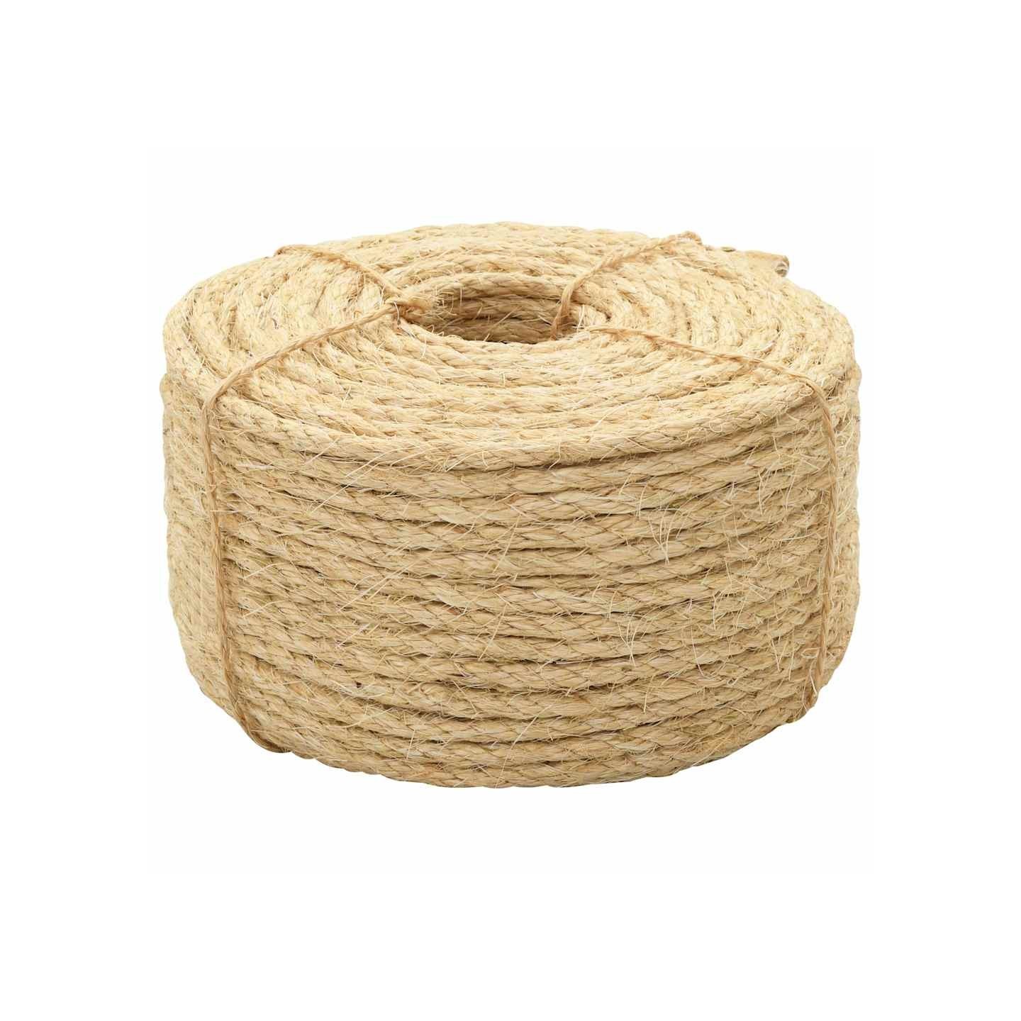 Corde 100 % en sisal 8 mm 100 m