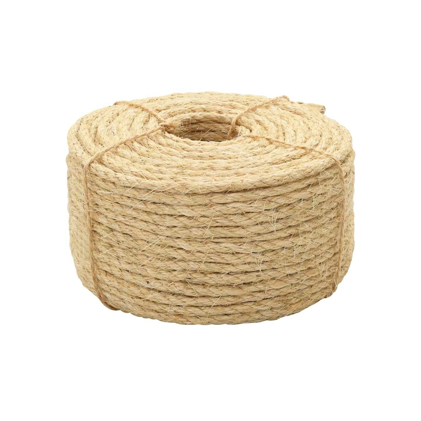 Corde 100 % en sisal 6 mm 100 m