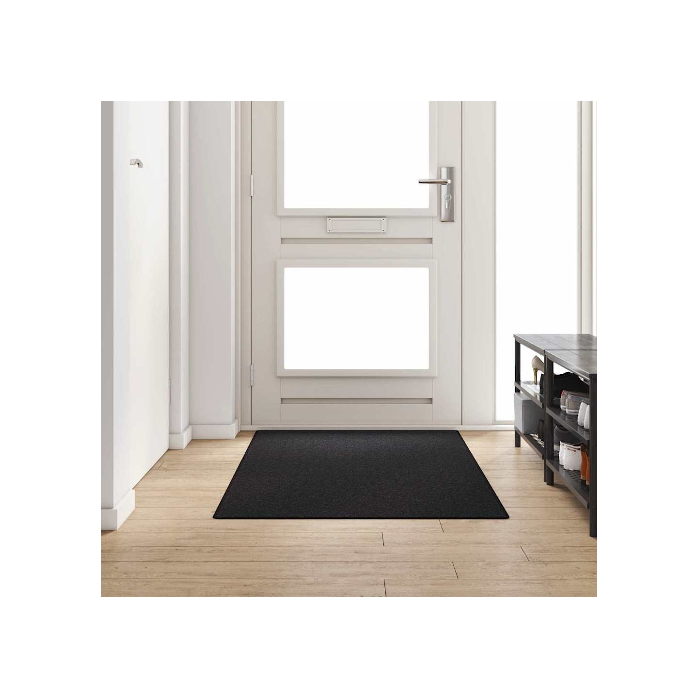 Tapis Couloir Anthracite 100 x 200 cm 100% Polypropylène