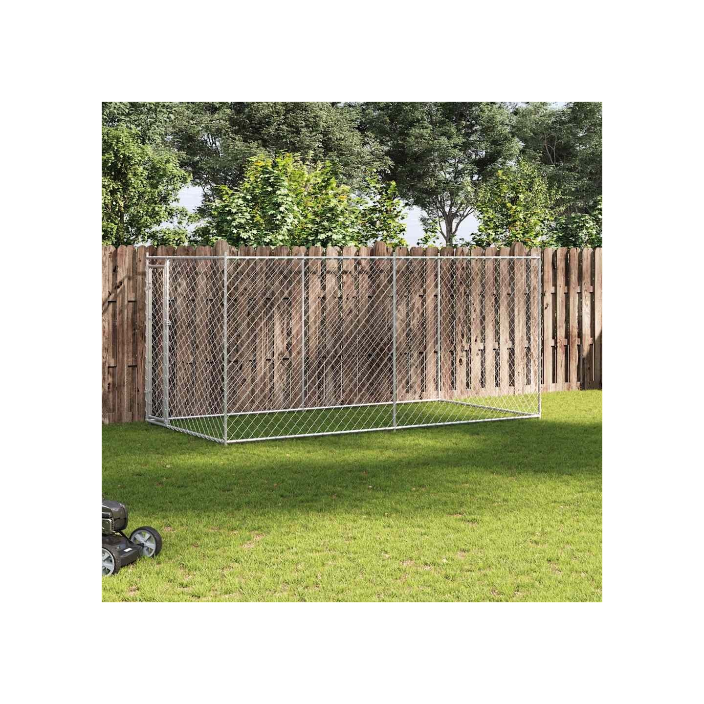 Chenil d'extérieur pour chiens 382x192x185 cm