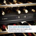 Cave à vin Bosch Série 6 KWK16ABGB 44 bouteilles 2 zones | Nimestore