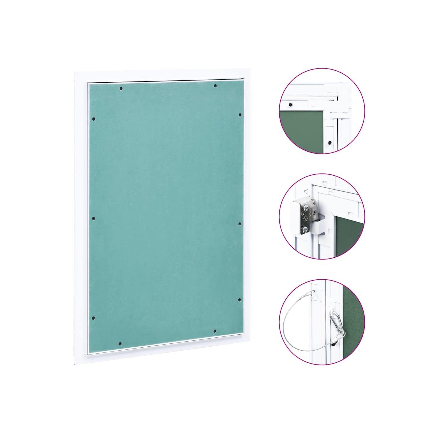 Panneau d'accès Cadre en aluminium plaque de plâtre 300x600 mm