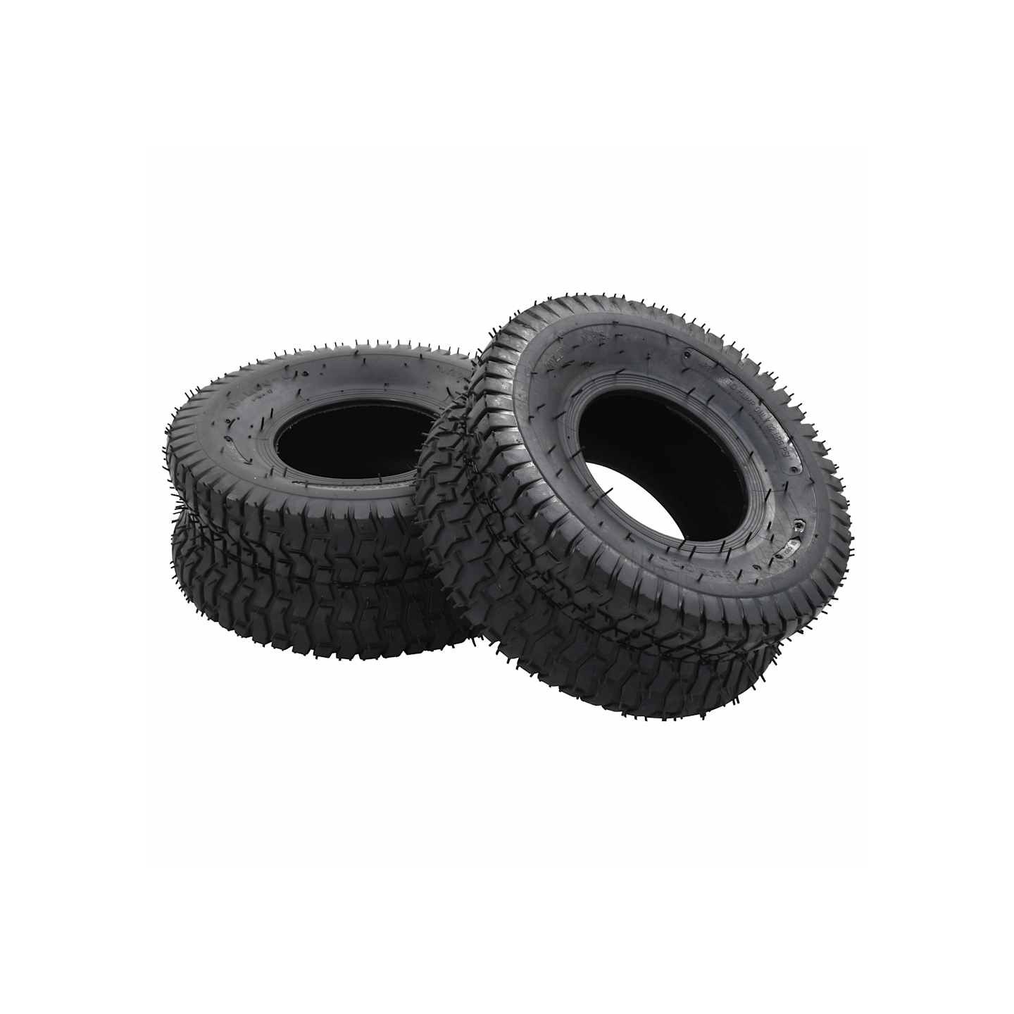 Pneu de brouette et chambre à air 4pcs 15x6.00-6 4PR Caoutchouc