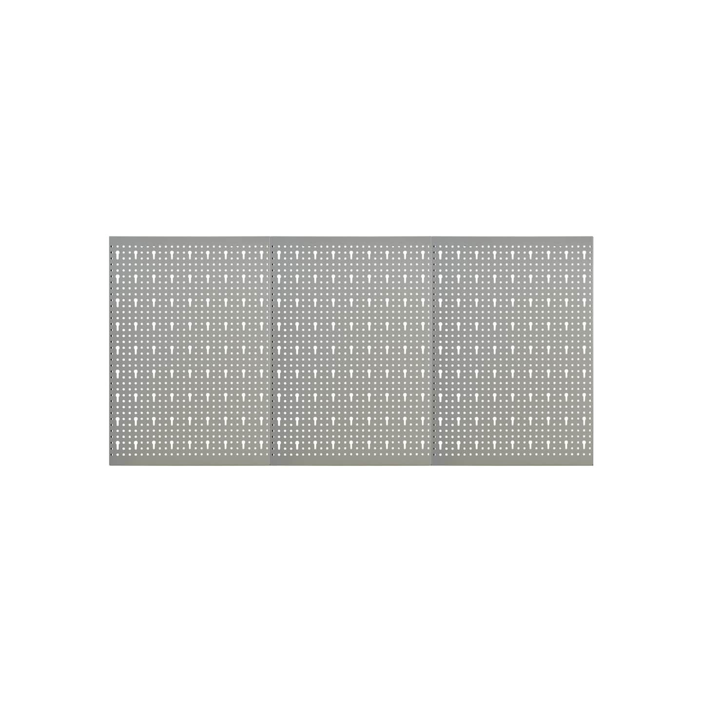 Panneaux à chevilles muraux 3 pcs 40x58 cm Acier
