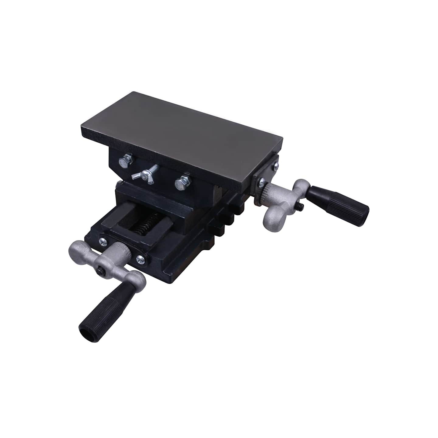 Table d'étau à glissière transversale manuelle