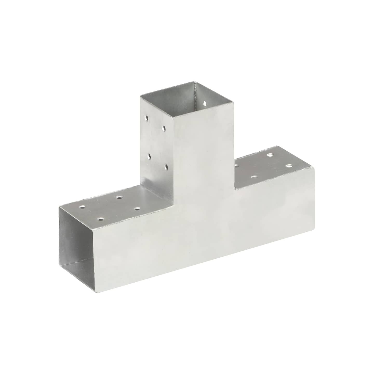 Connecteur de poteau Forme en T Métal galvanisé 71x71 mm