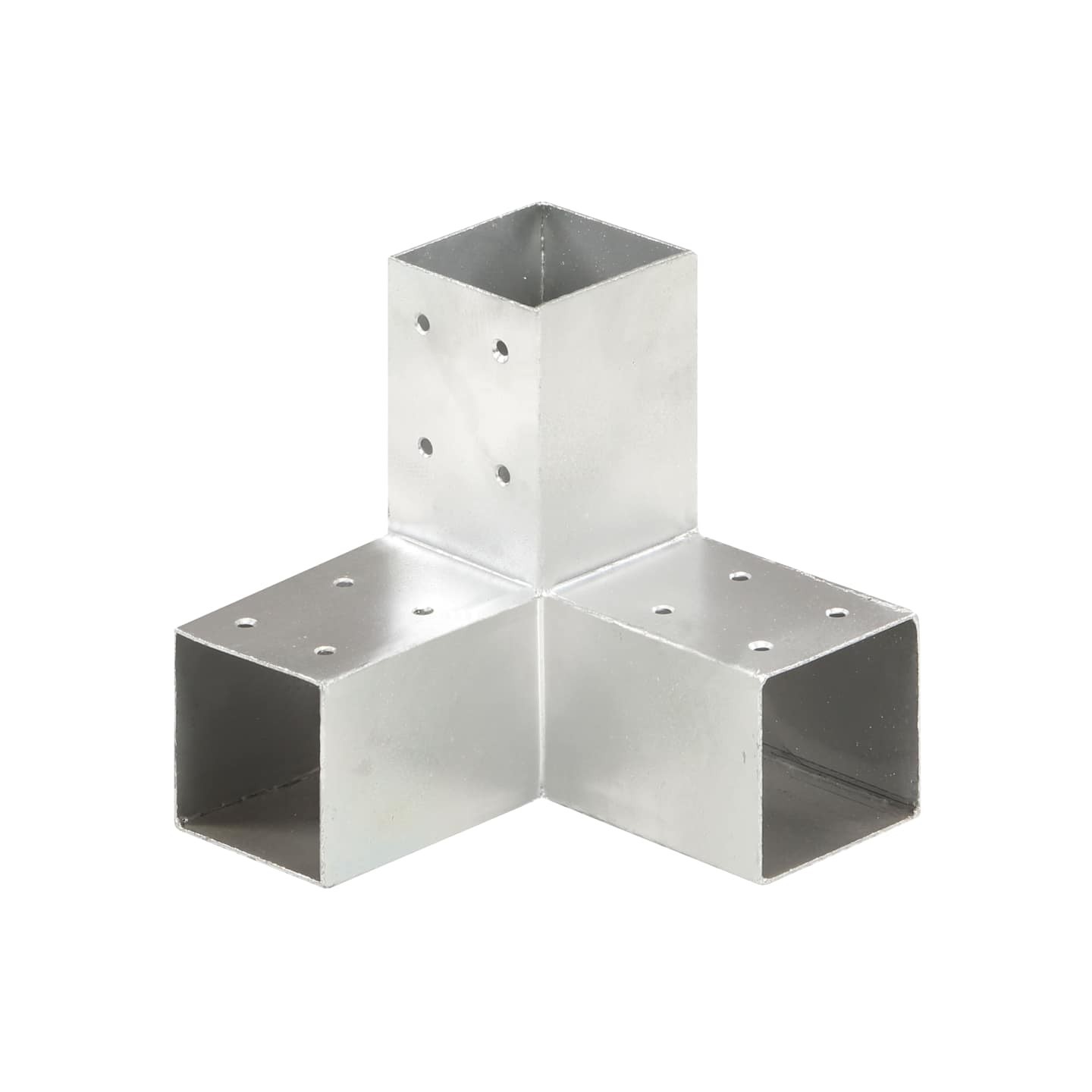 Connecteur de poteau Forme en Y Métal galvanisé 71x71 mm
