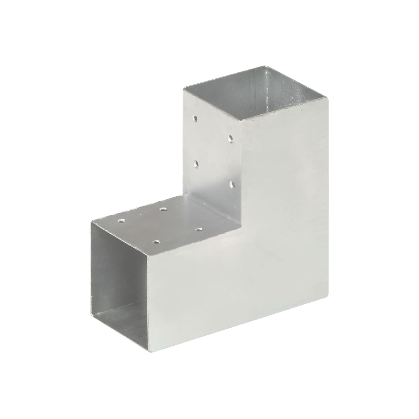 Connecteur de poteau Forme en L Métal galvanisé 91x91 mm