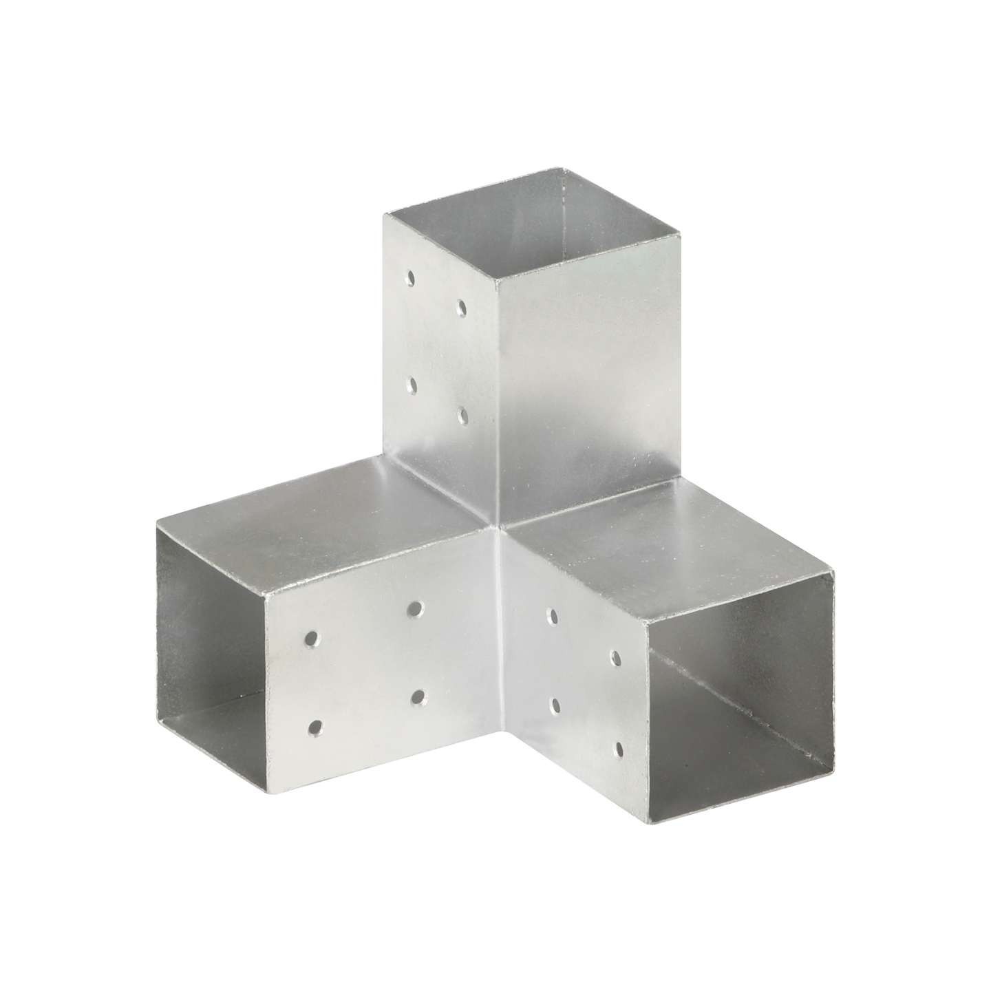 Connecteur de poteau Forme en Y Métal galvanisé 81x81 mm