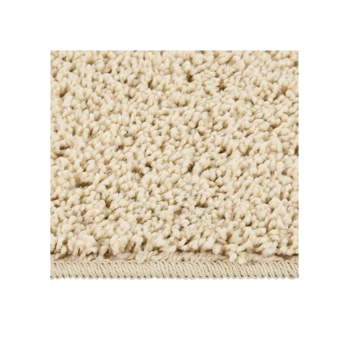 Tapis shaggy antidérapant Crème 160x230 cm
