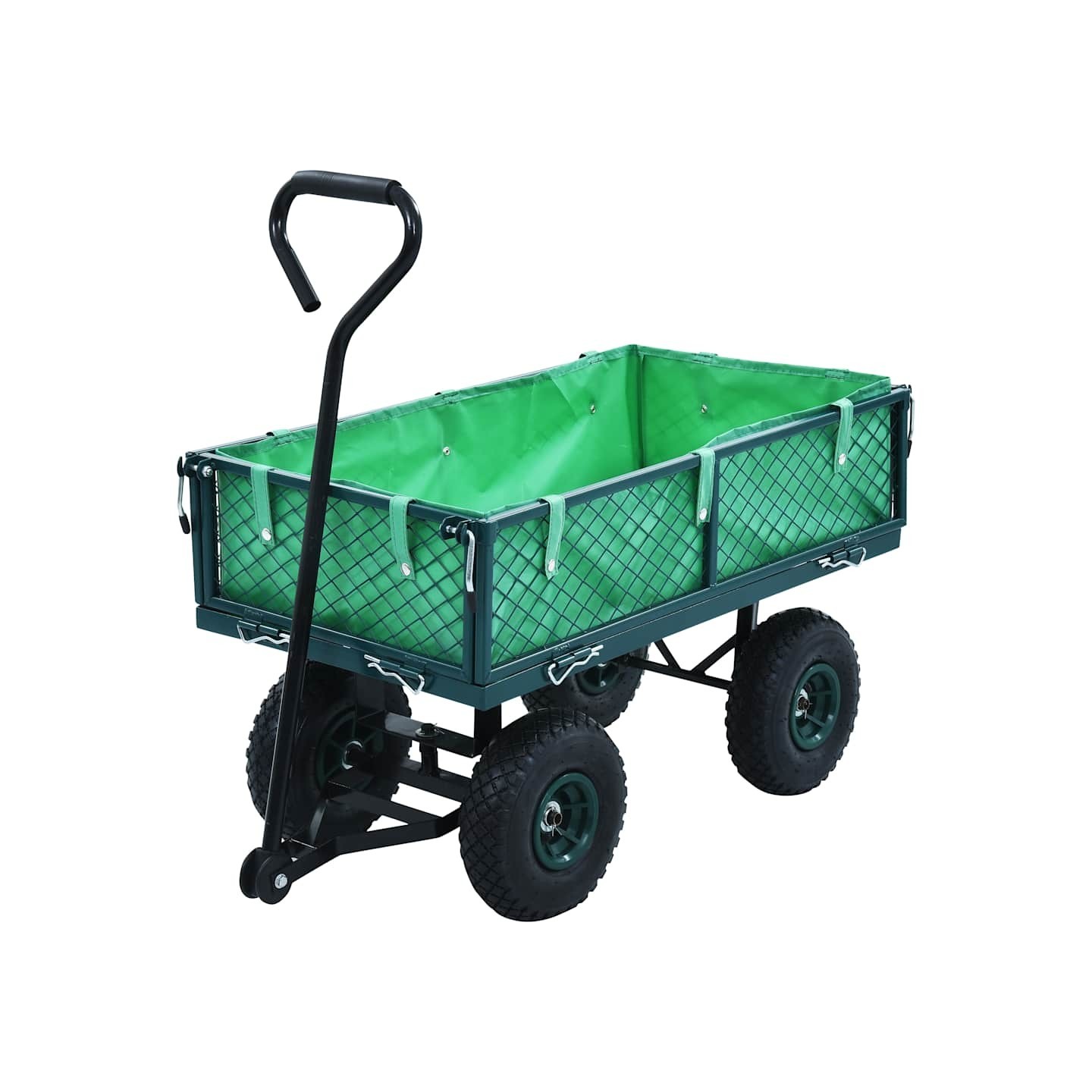 Chariot à main de jardin Vert 250 kg