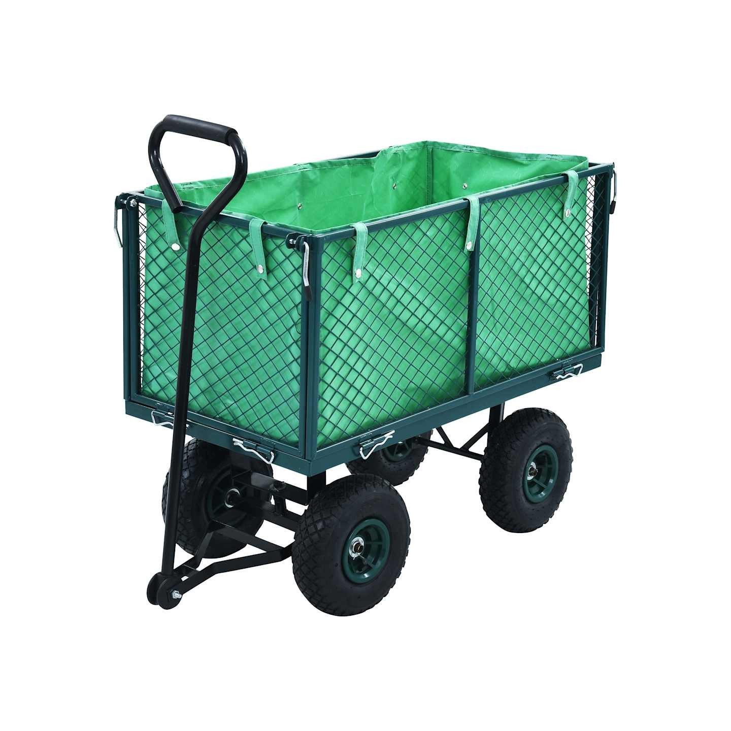 Chariot à main de jardin Vert 350 kg