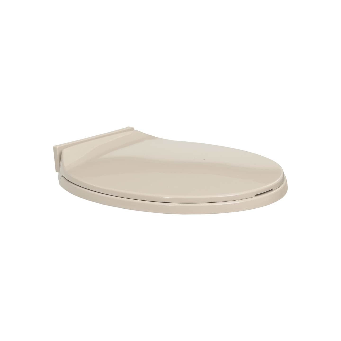 Siège de toilette à fermeture en douceur Abricot Ovale
