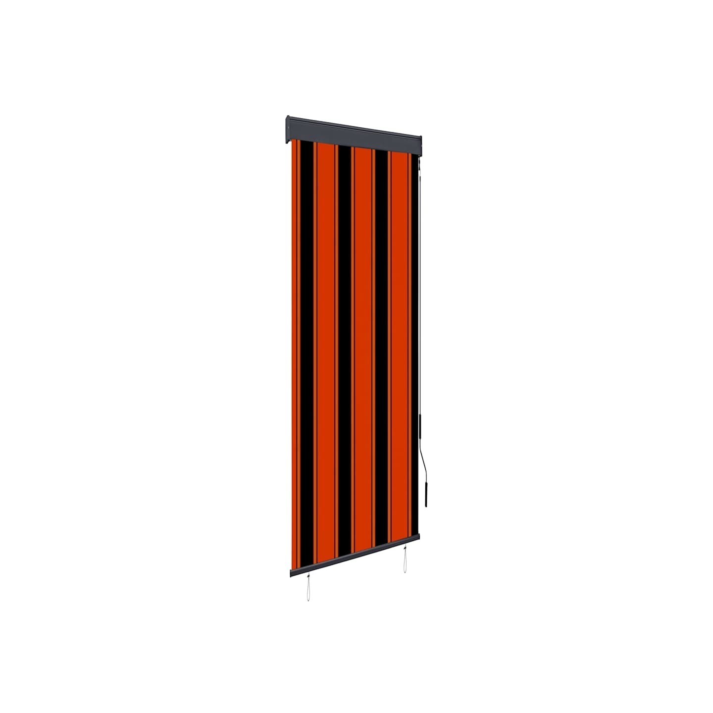 Store roulant d'extérieur 60x250 cm Orange et marron