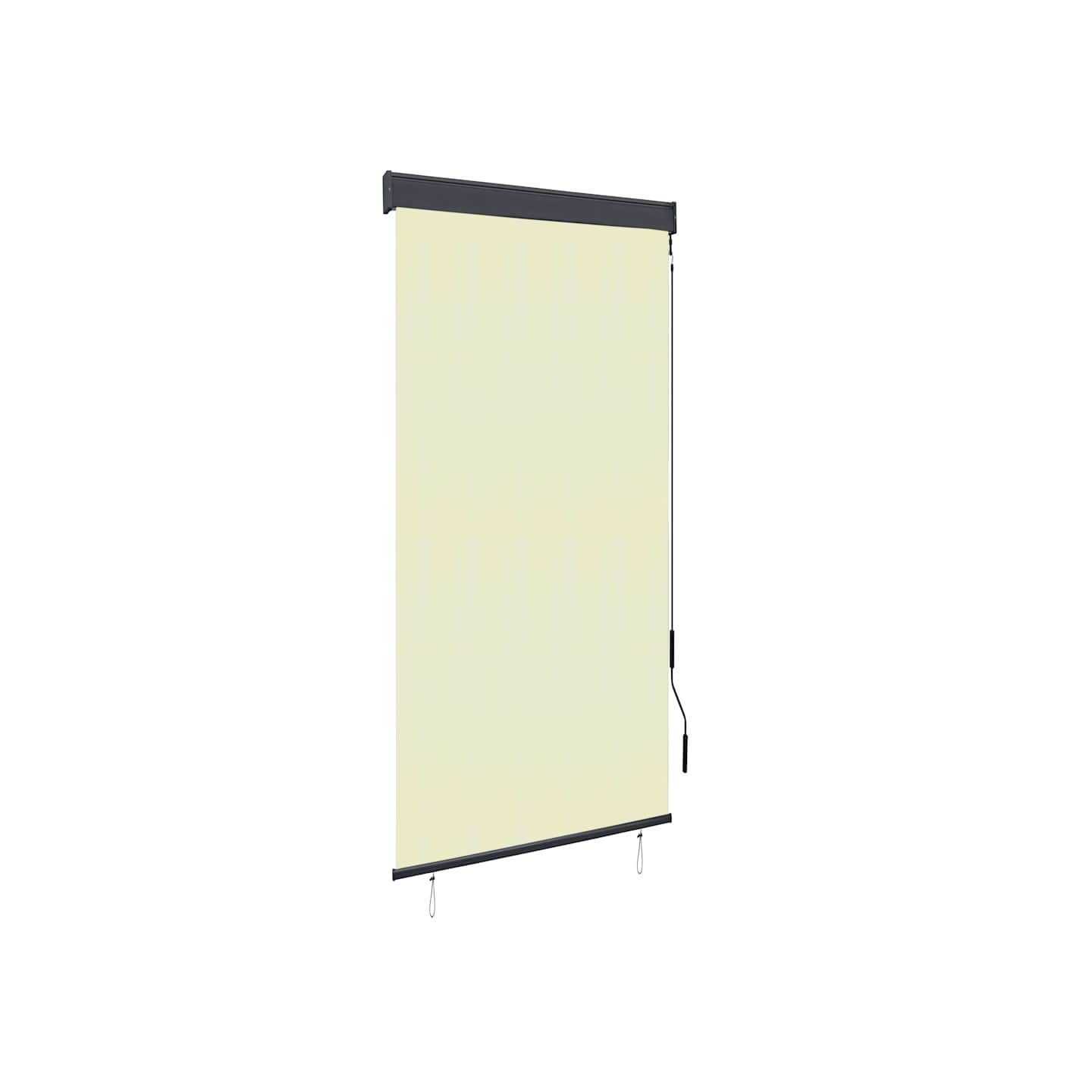 Store roulant d'extérieur 100 x 250 cm Crème