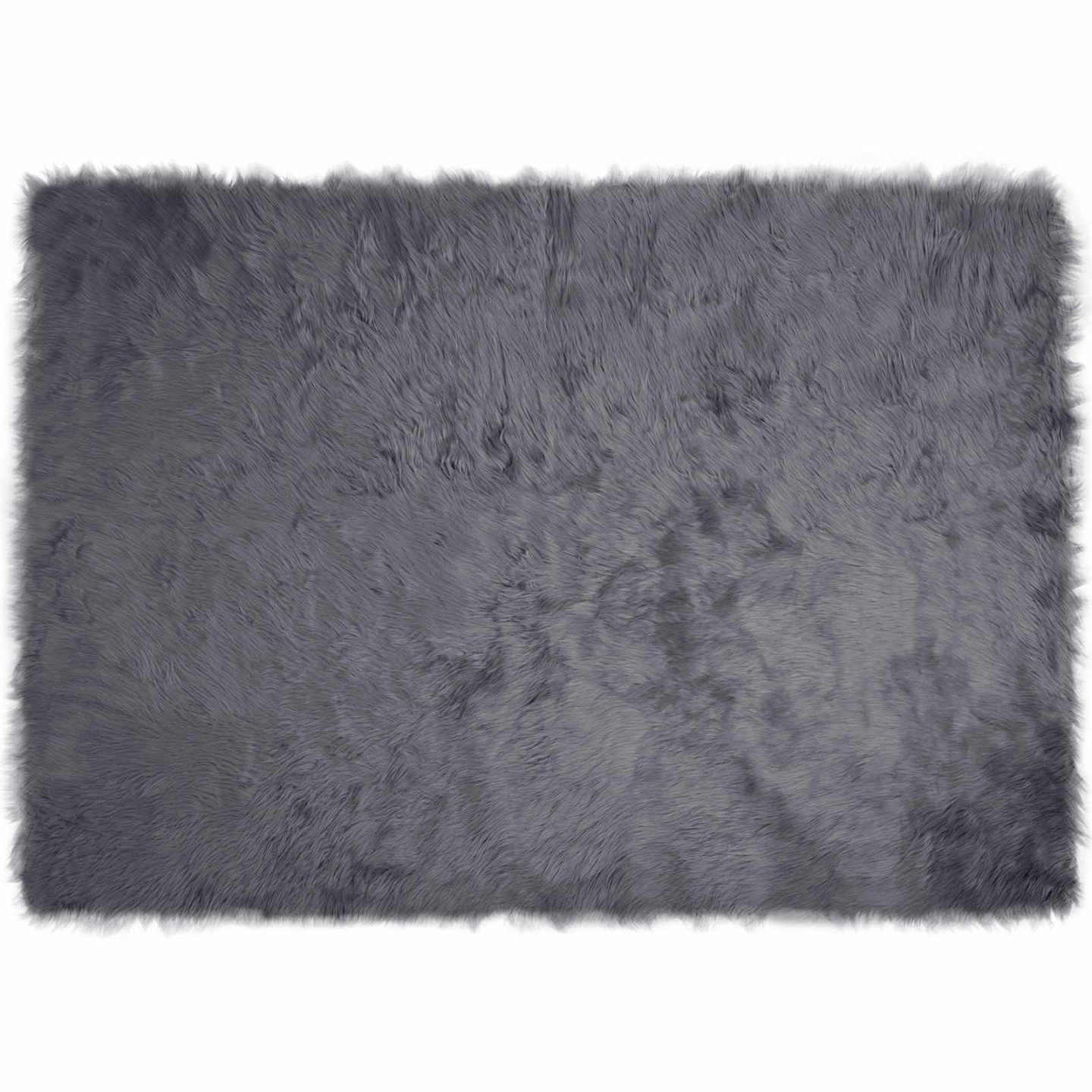 Tapis en fausse TAFALLA Anthracite 160 x 230 cm Polyester