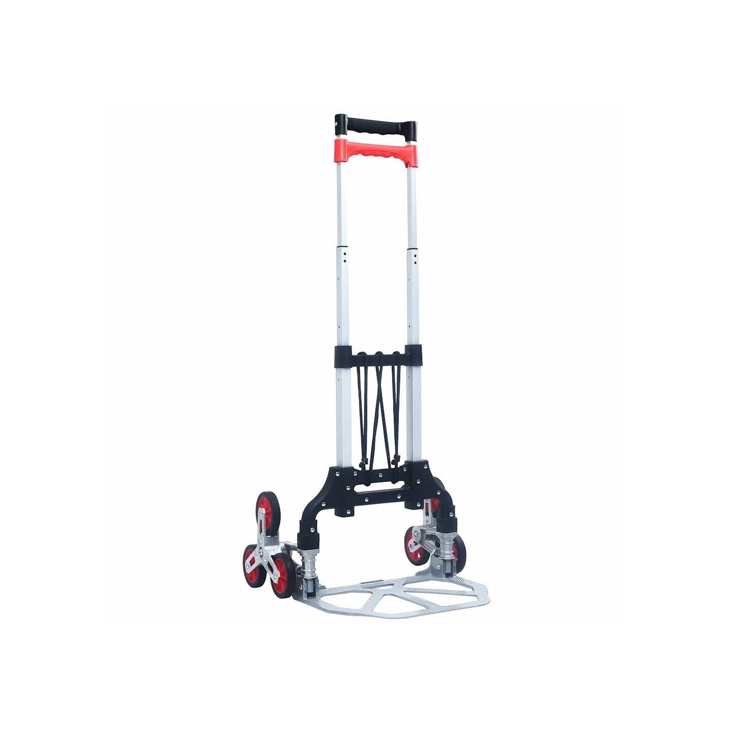 Chariot d'escalier pliable 70 kg Aluminium Argenté